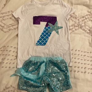 Birthday outfit mermaid theme